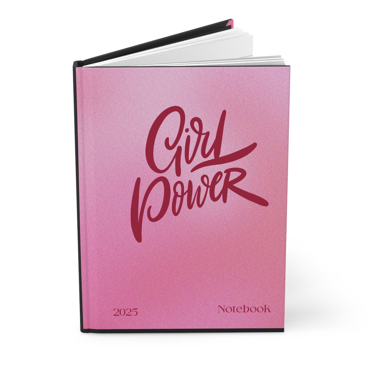 Girl Power. Bold Hardcover Notebook for Writing and Conquering. Lined Paper Notebook