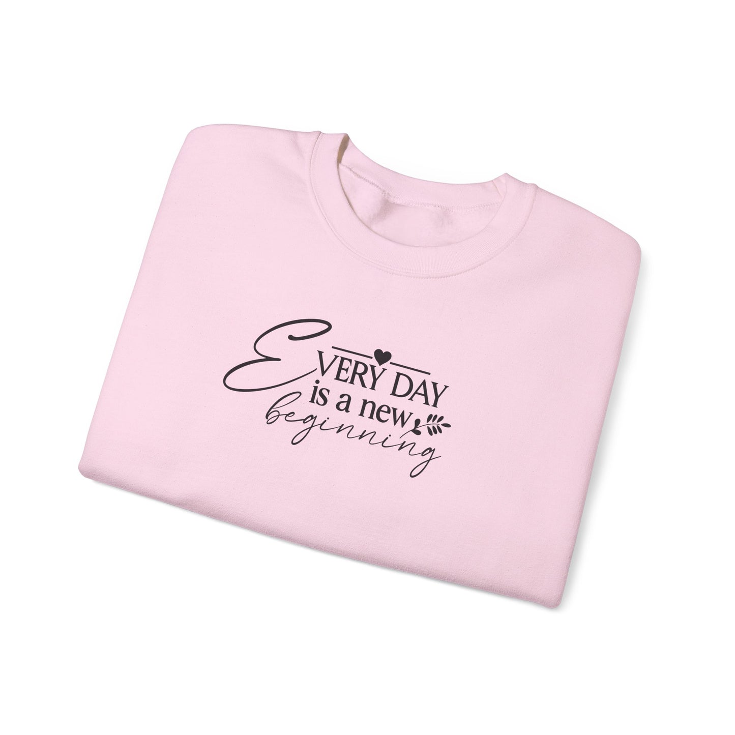 Everyday Is A New Beginning, Signature Sleeve, Motivational Sweater, Crewneck, inspiration, Back To School, Gifts for Her