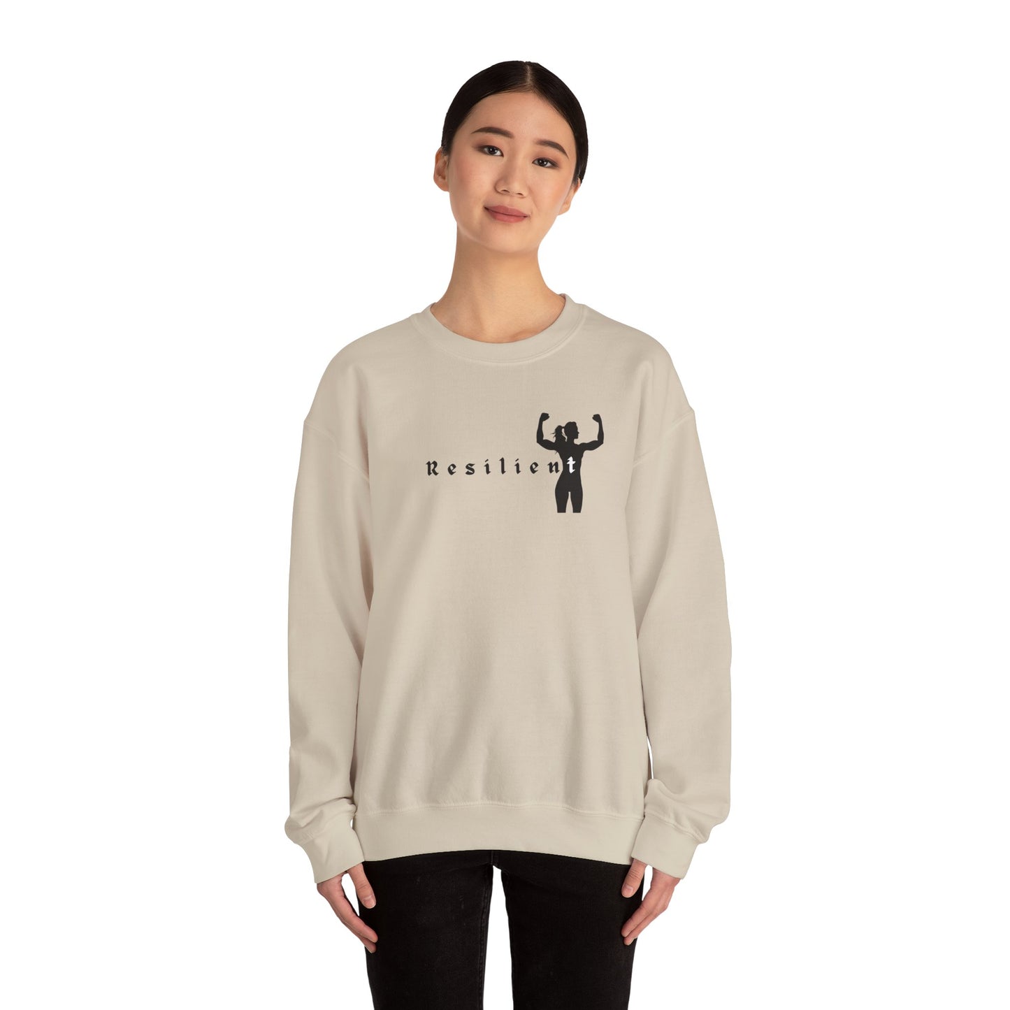 RESILIENT, Crewneck, Women Who Lift, Gym Girlies, Motivational Sweater, Gifts for her, Gym Life, Gym, Lift, Inspire