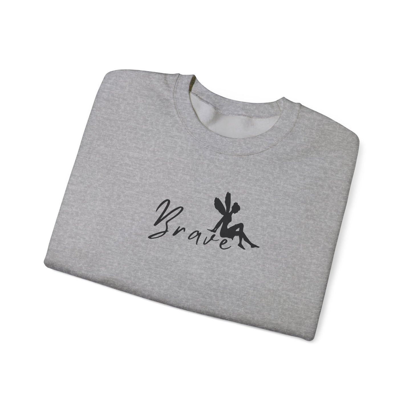 BRAVE, Be Brave, Fairy, Fairytales, Dreams Come True, Gifts for Her, Girlies, Tinker Bell, SUPER COMFY Crewneck, Trendy