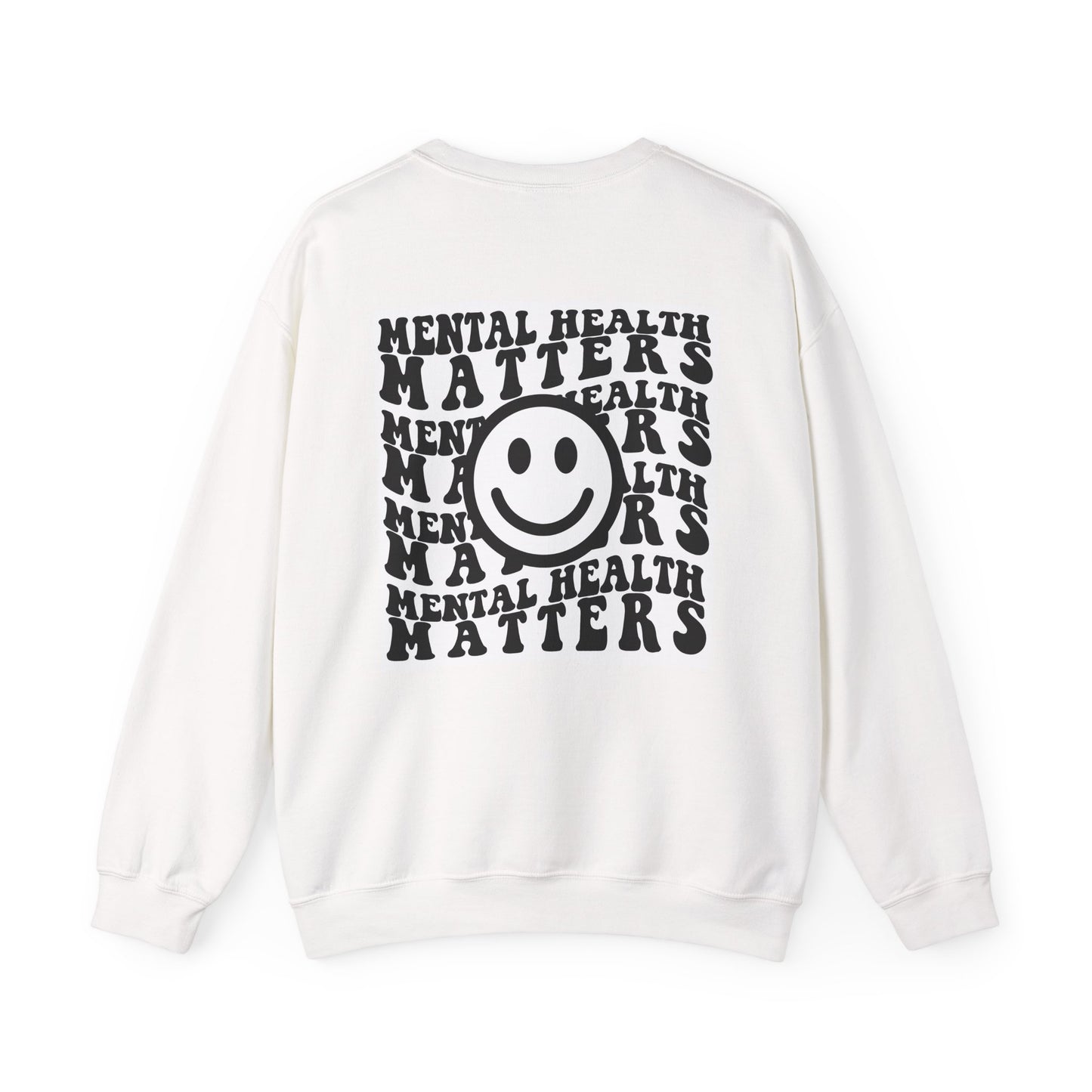 Mental Health Matters Crewneck, Sweatshirt, Motivational and Inspiring Pullover, Super Comfy, Self-Care Gift for Her