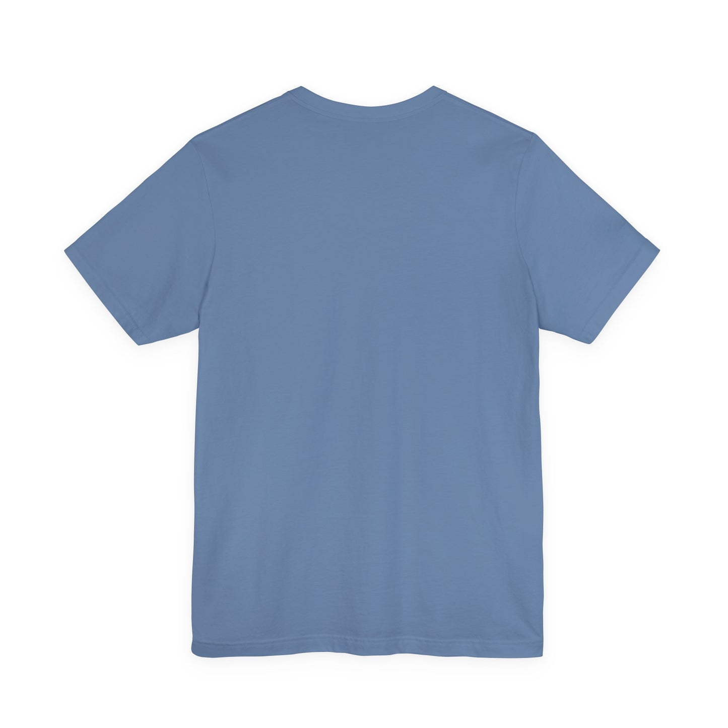 Plain blue t-shirt