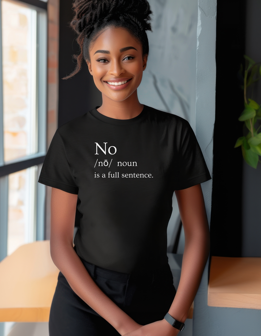 NO is a full sentence