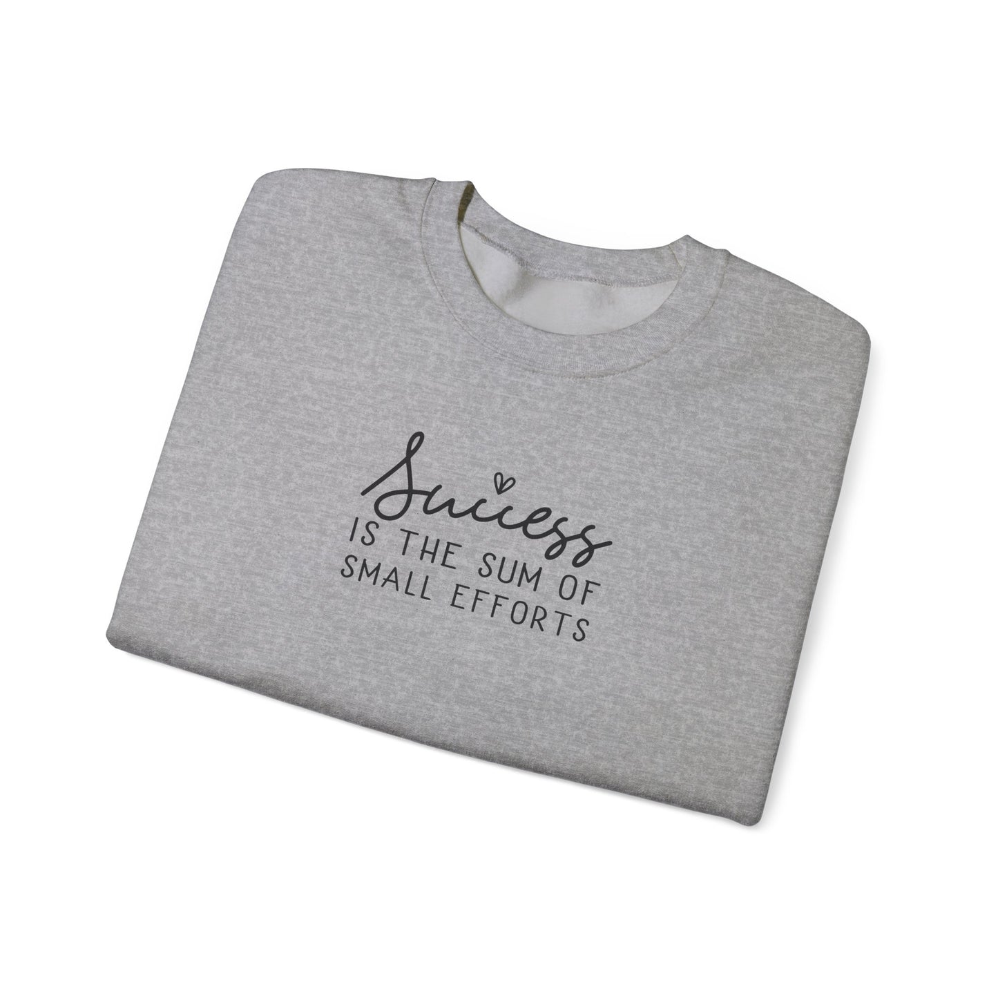 Self-Care Essential: Empowering Crewneck for Everyday Success. Cozy Up in Confidence and Motivation with Signature Sleeve