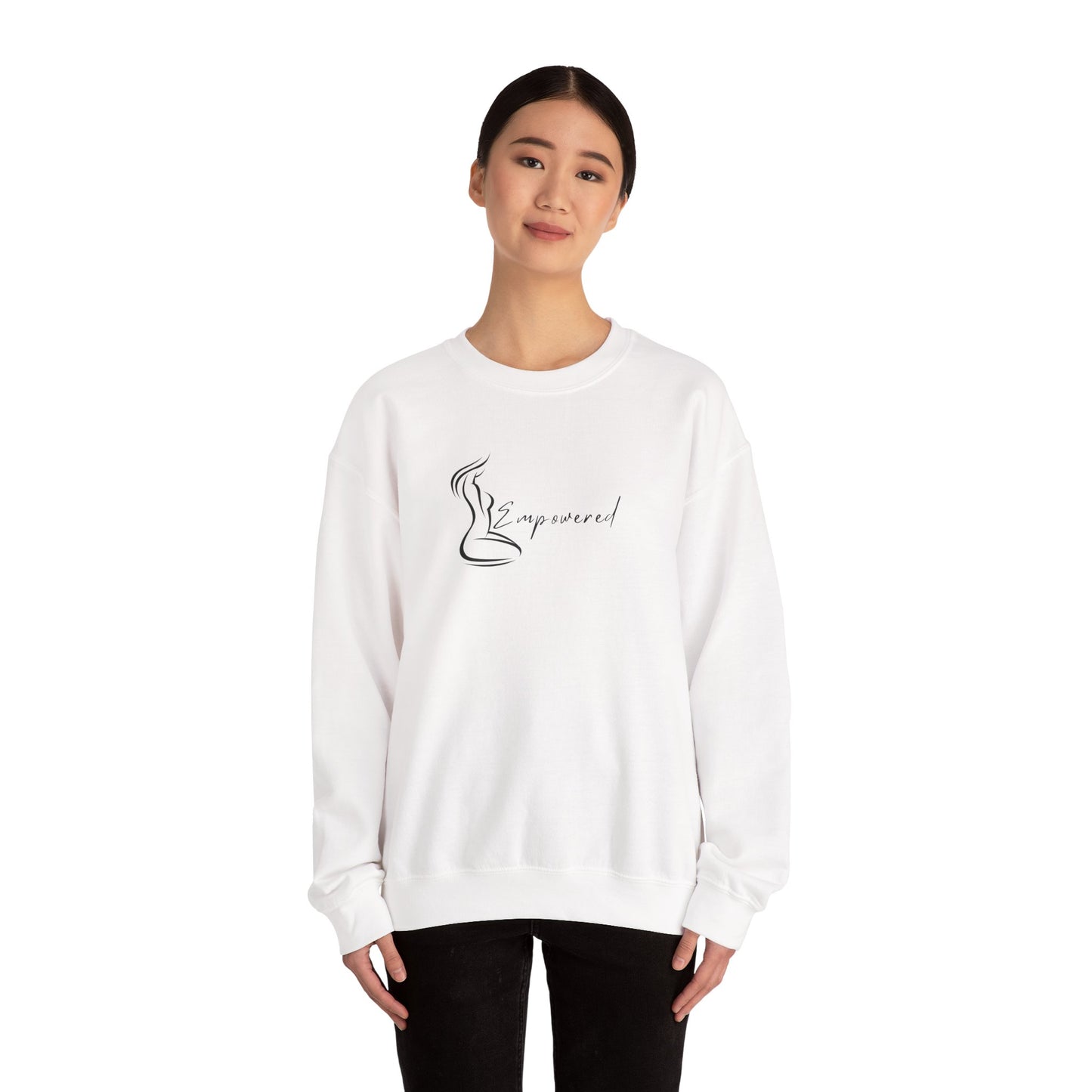 EMPOWERED, Empowered Crewneck, Empowered Women Empower Women, Super Comfy Crewneck, Motivation, Empower Women, Gifts for Her