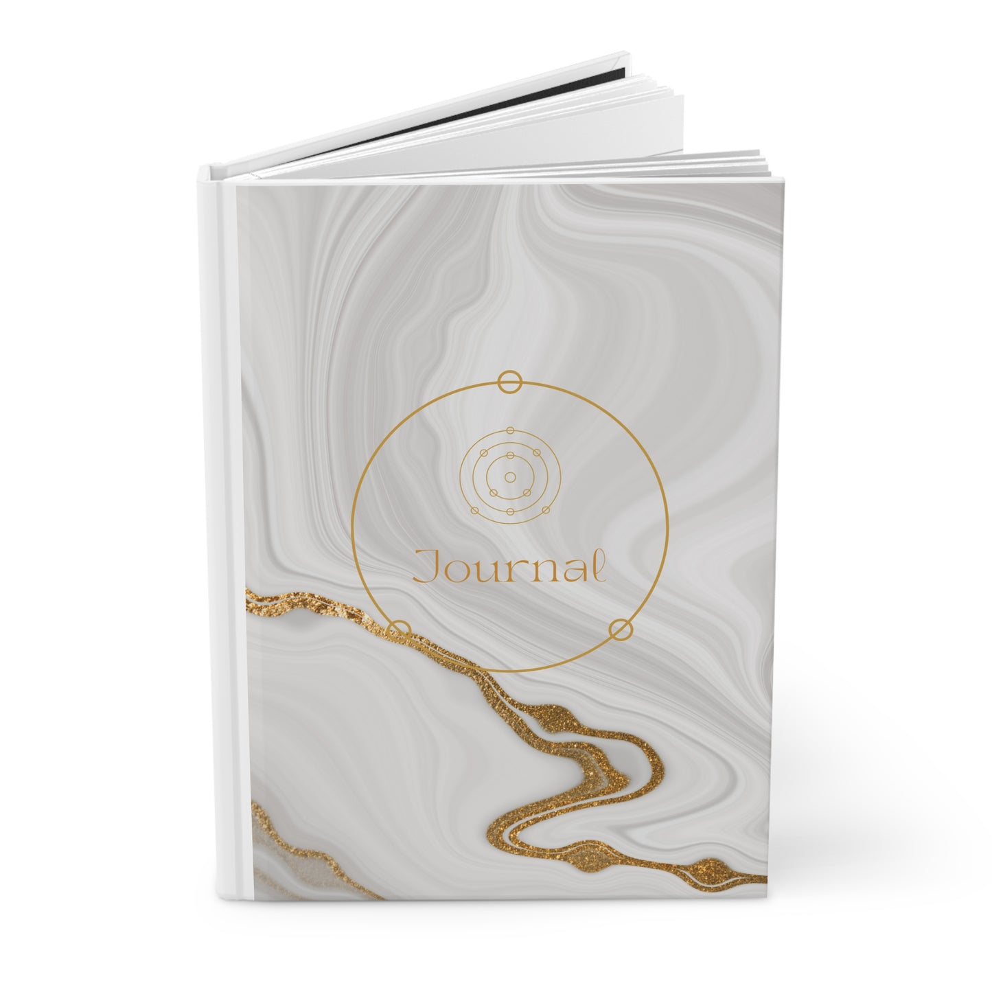 Luxurious Sparkle Hardcover Journal for Stylish Note-Taking. Lined Paper book.