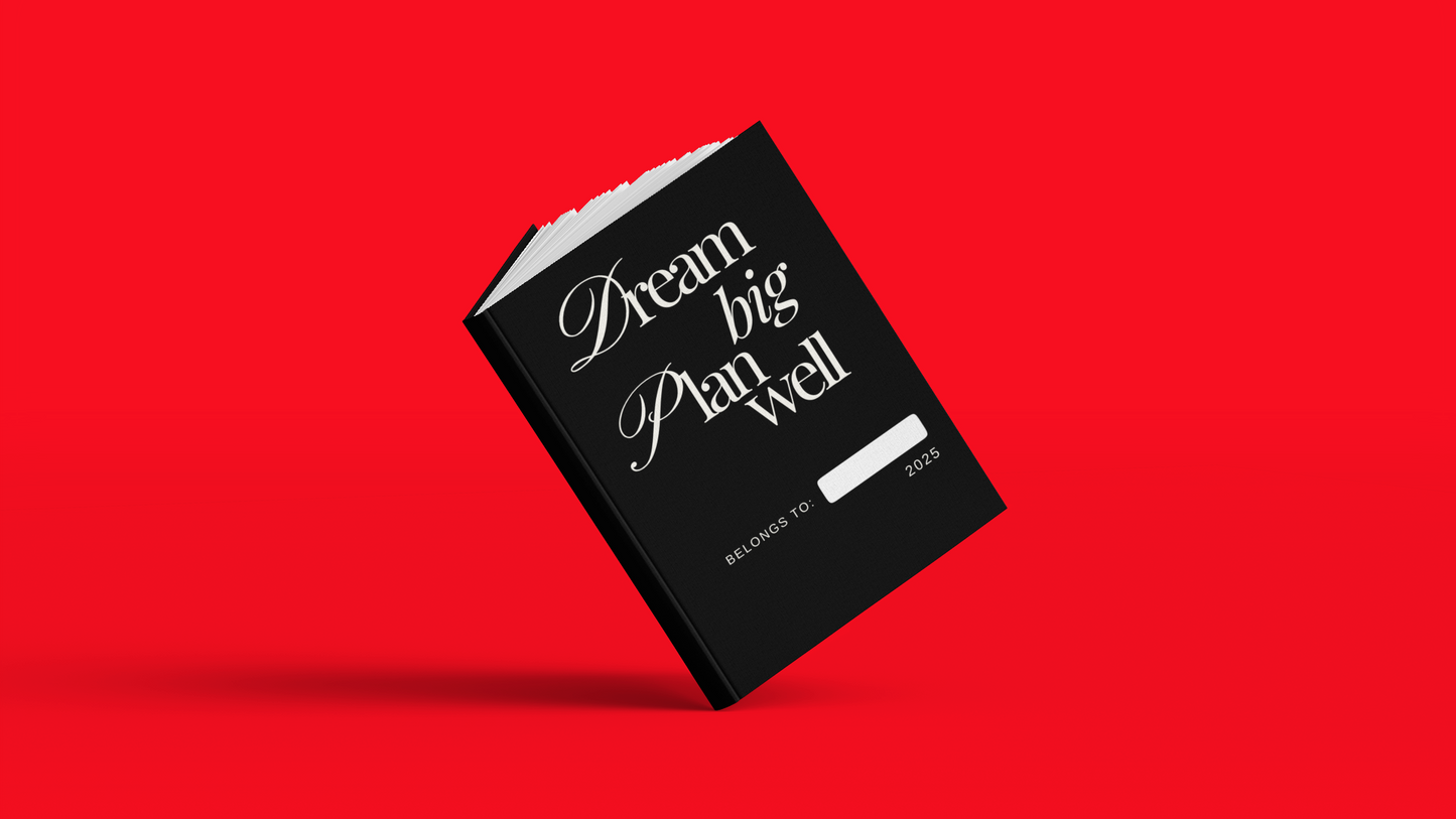Dream Big Plan Well Notebook