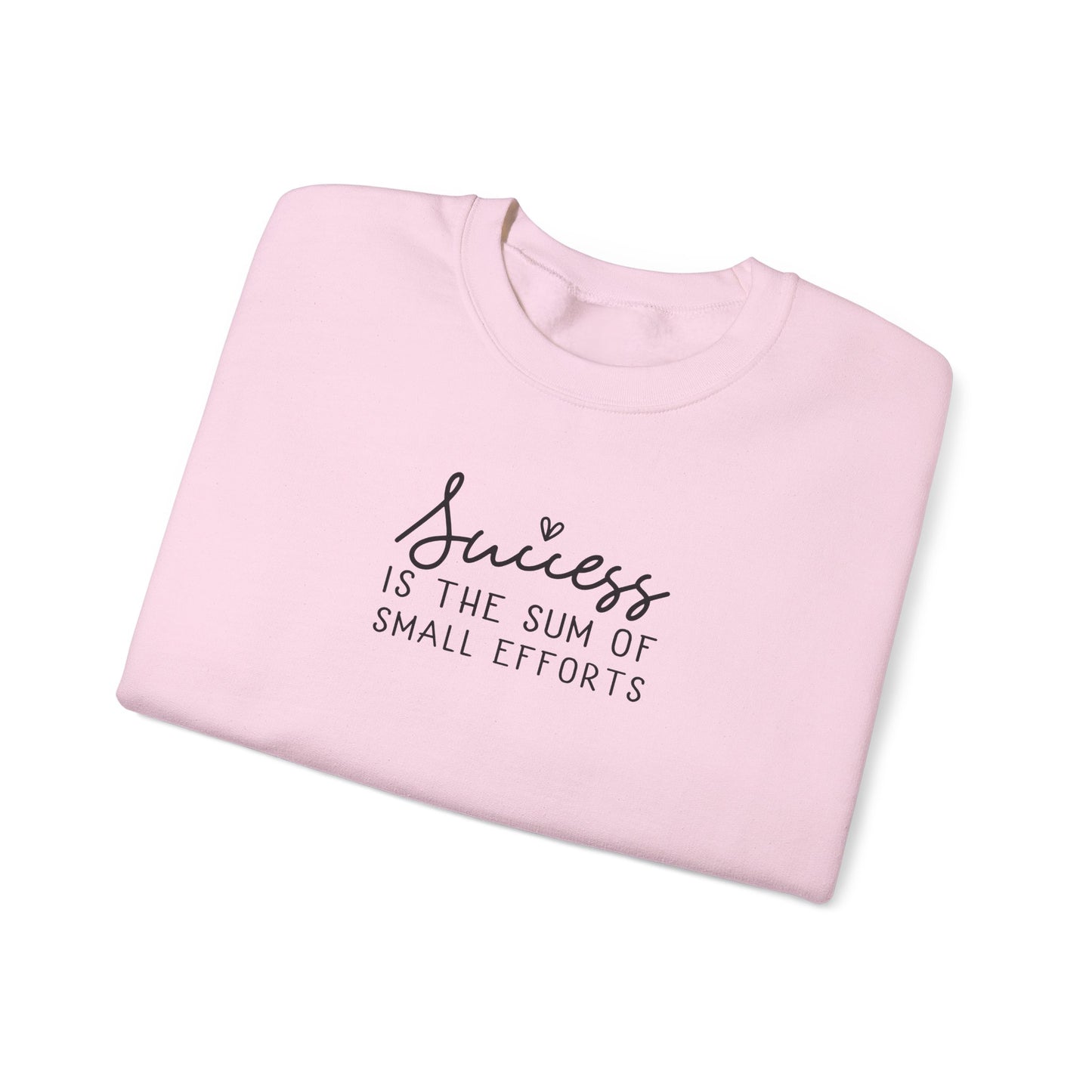 Self-Care Essential: Empowering Crewneck for Everyday Success. Cozy Up in Confidence and Motivation with Signature Sleeve