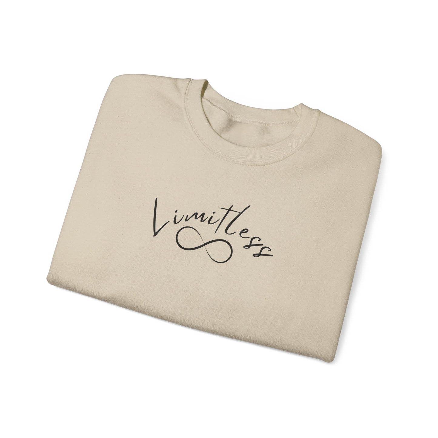 LIMITLESS Crewneck, Be Limitless, Super Comfy, Gifts for Her, Entrepreneur, CEO, Boss Babe, Boss, Empower, Motivation For Her, Inspiring