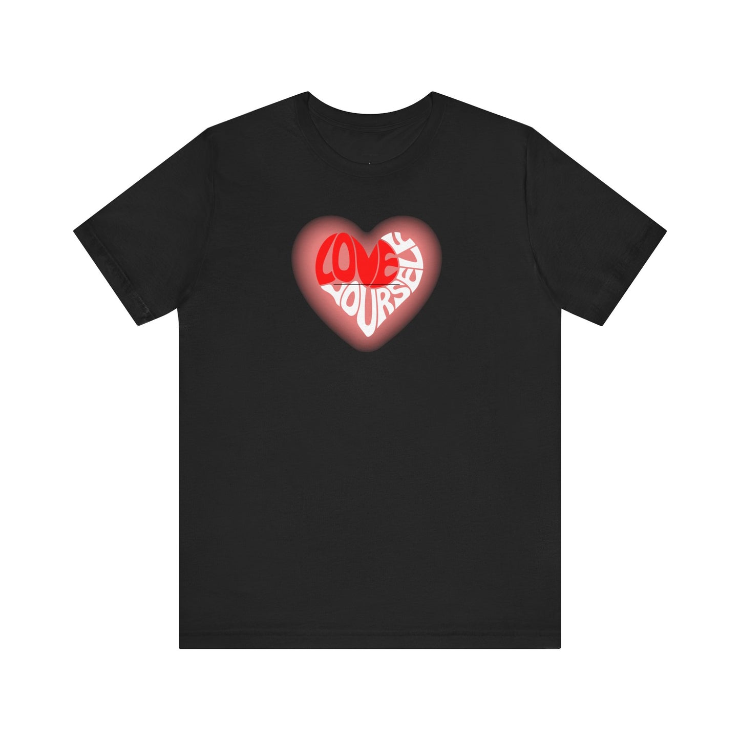 Love Yourself Heart Shirt, Love Yourself Shirt, Love Shirt, Heart Shirt, Love Tee, Soft Shirt, Cotton Tee, Valentine Day Shirt