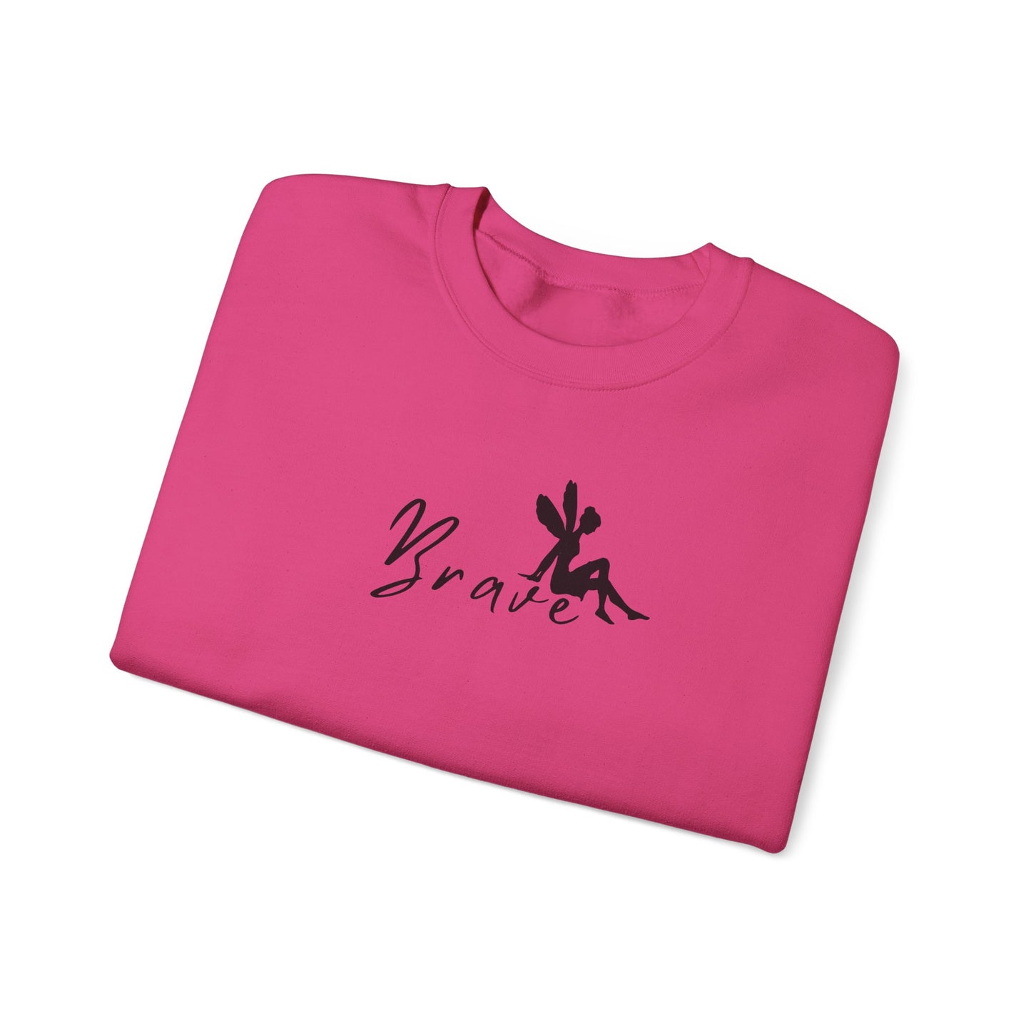 BRAVE, Be Brave, Fairy, Fairytales, Dreams Come True, Gifts for Her, Girlies, Tinker Bell, SUPER COMFY Crewneck, Trendy