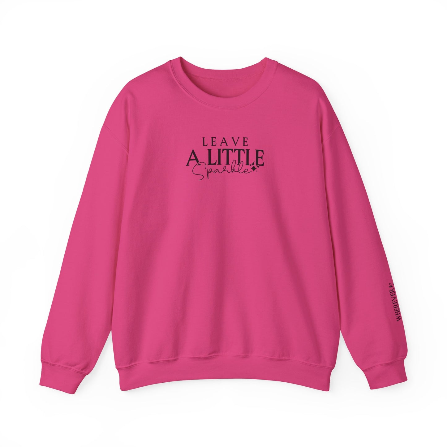 Leave a Little Sparkle, Signature Sleeve, Super Comfy, Inspirational Sweater, Motivation, happy, sparkle, Back to School, Gifts For Her