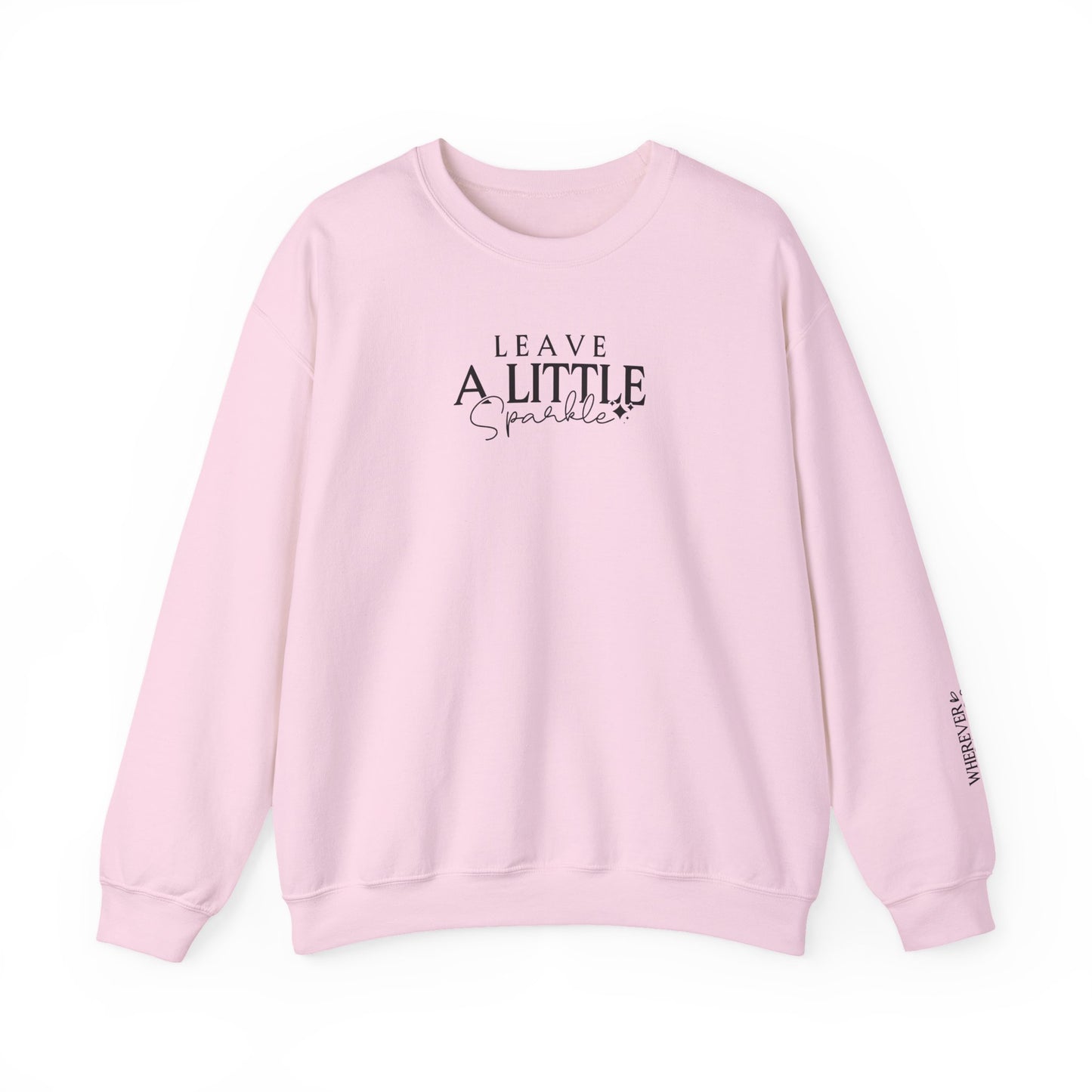Leave a Little Sparkle, Signature Sleeve, Super Comfy, Inspirational Sweater, Motivation, happy, sparkle, Back to School, Gifts For Her