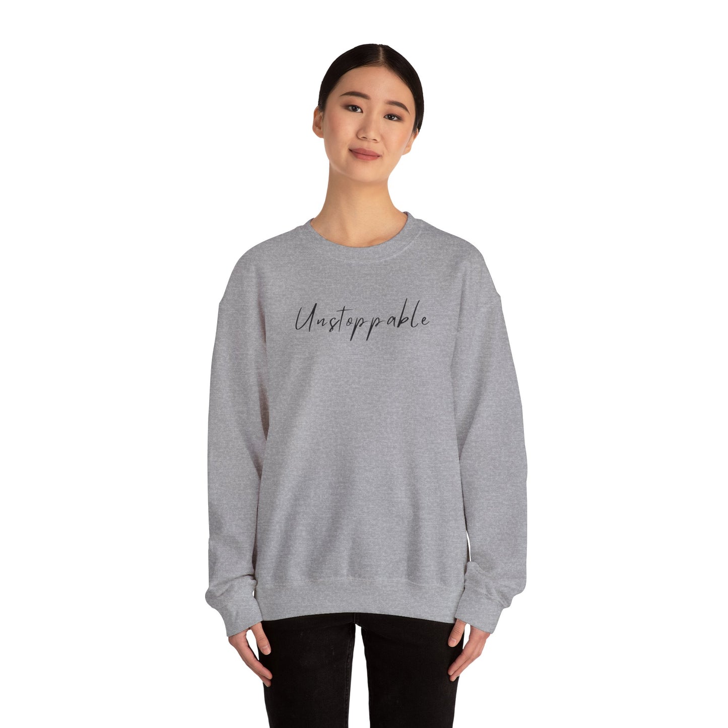 Unstoppable Sweater, Im Unstoppable Shirt, She is,  Inspirational Tee for Unstoppable Woman, Motivational, Inspiration, Empower Crewneck