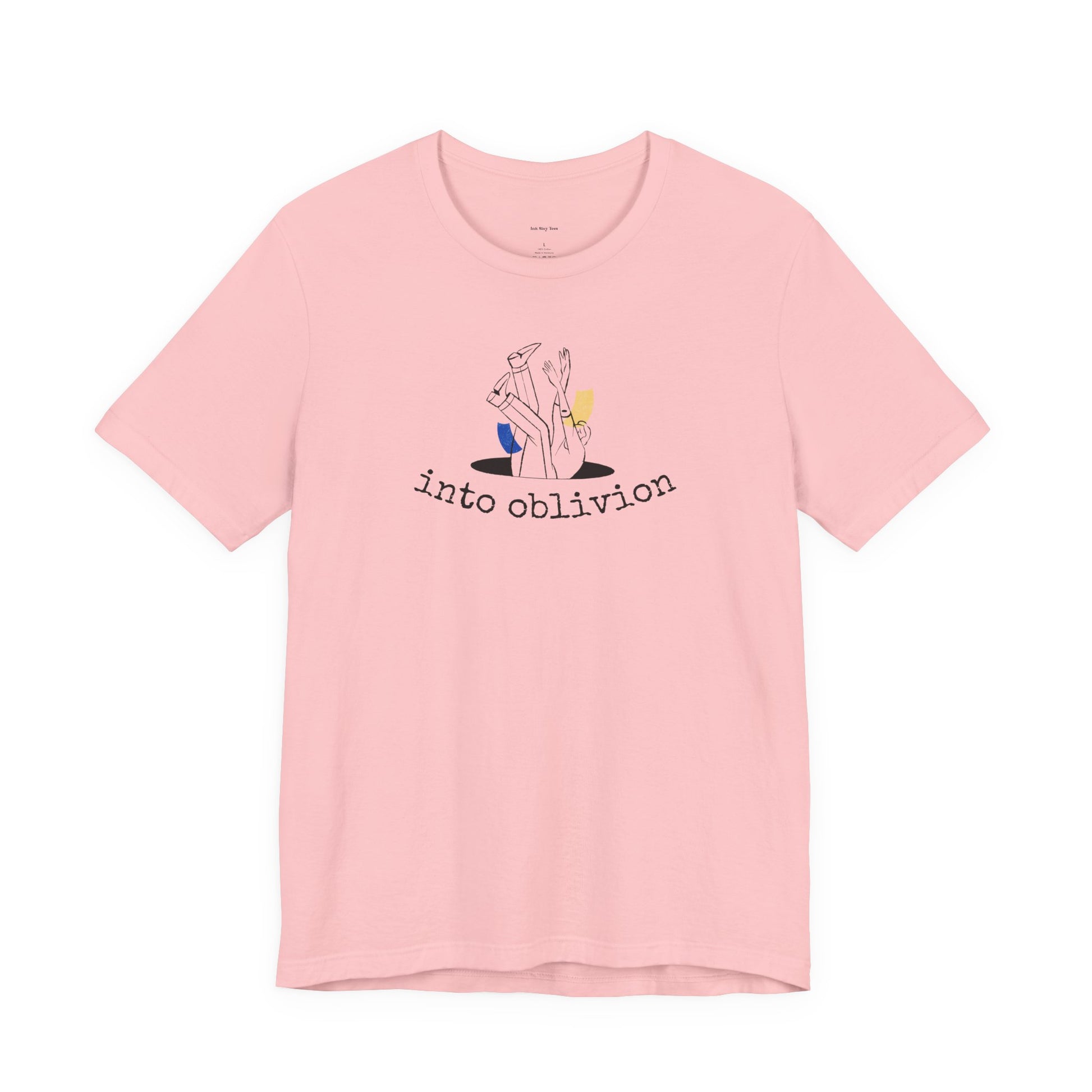 Pink t-shirt with graphic design 