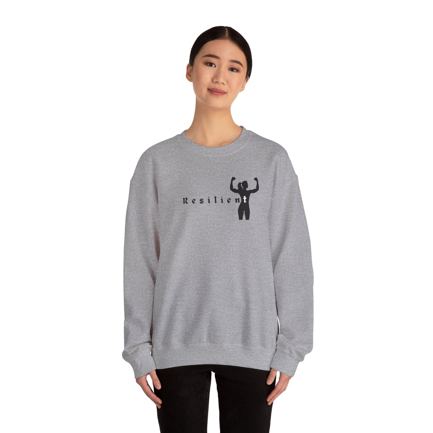 RESILIENT, Crewneck, Women Who Lift, Gym Girlies, Motivational Sweater, Gifts for her, Gym Life, Gym, Lift, Inspire