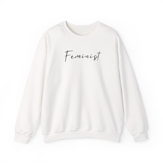 Feminist Crewneck. Empower Her: Cozy Crewneck Feminist Sweater, Support Women's Rights