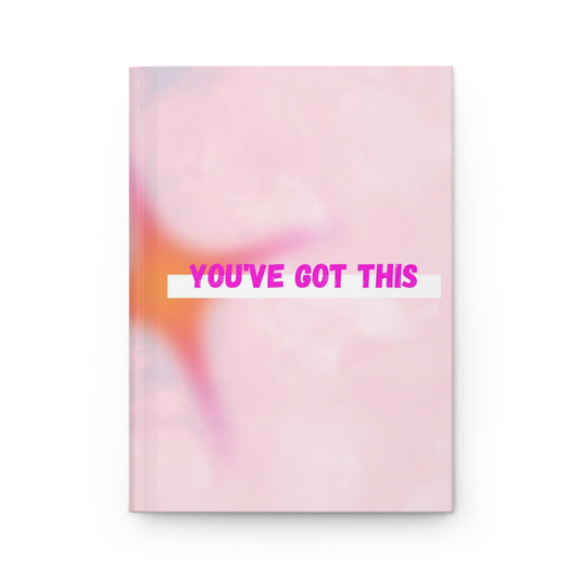 You've Got This! Achieve Your Goals with this Inspirational Hardcover Journal. Leap into Success. Lined paper Notebook.