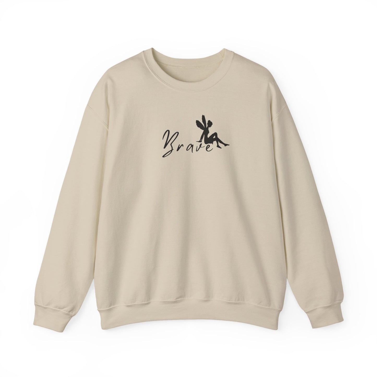BRAVE, Be Brave, Fairy, Fairytales, Dreams Come True, Gifts for Her, Girlies, Tinker Bell, SUPER COMFY Crewneck, Trendy