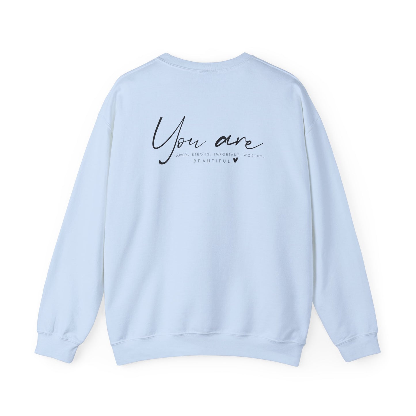 YOU ARE WORTHY, You are Sweater, Motivational Sweater,Elevate Your Style and Confidence: You Are Worthy Sweater, Back to School Gift
