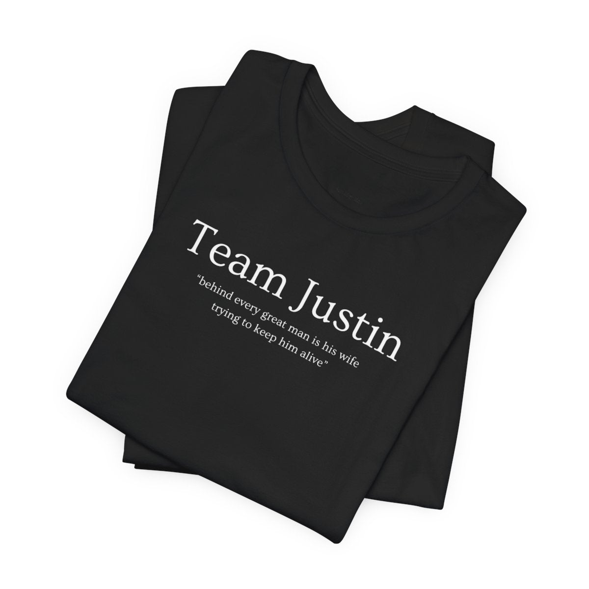 Team Justin with Quote
